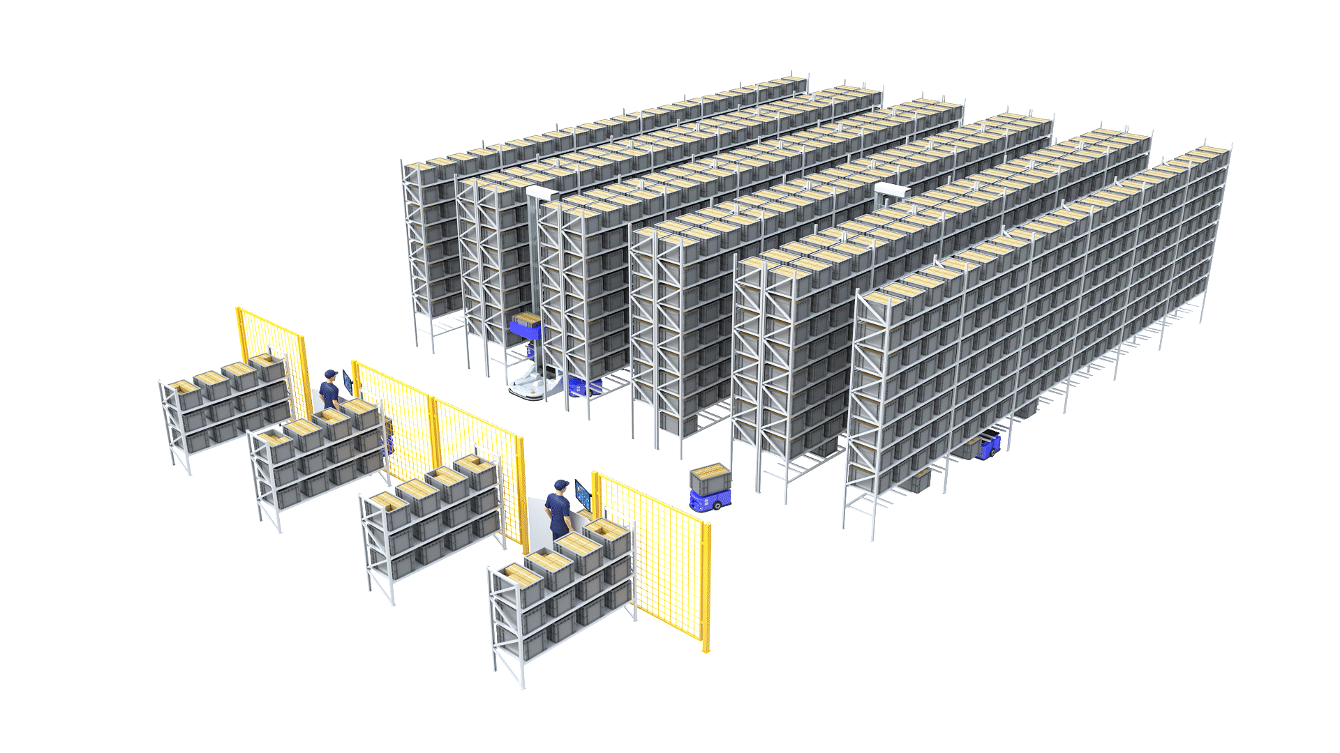 STORIN tote-to-person goods picking workstation solution